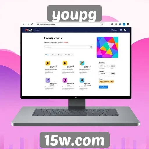 Análise da interface do usuário do site youpg